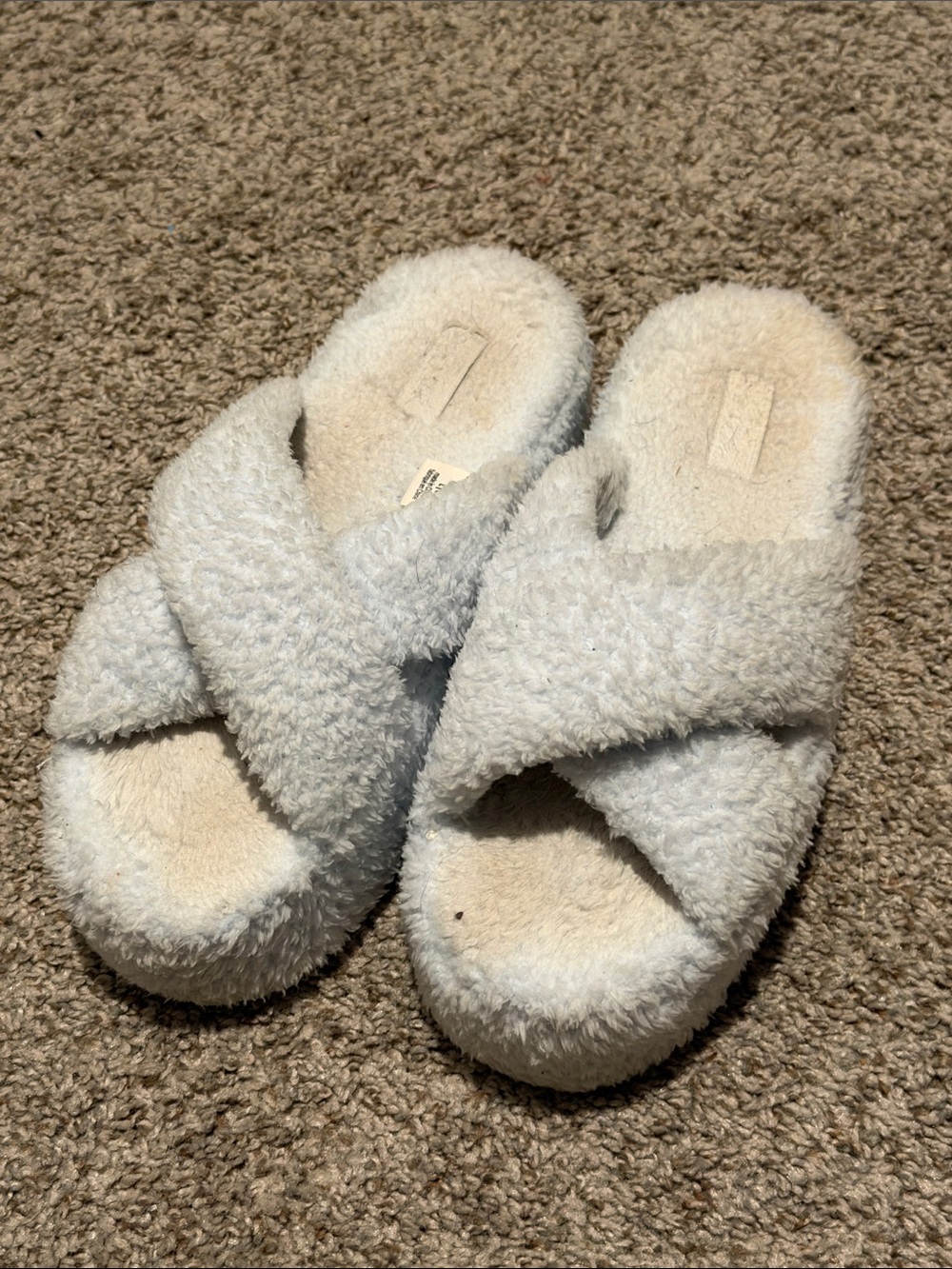 Victoria Secret Plush Cross-Band Women's Slippers
